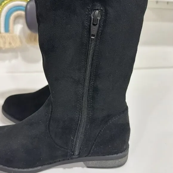 Cat & Jack Black Knee-High Boots NWOT - Picture 6 of 6